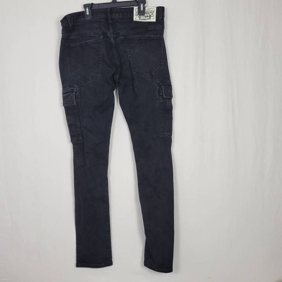 Grindhouse Distressed Black Jeans. - Picture 5 of 7